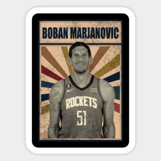 Houston Rockets Boban Marjanovic Sticker